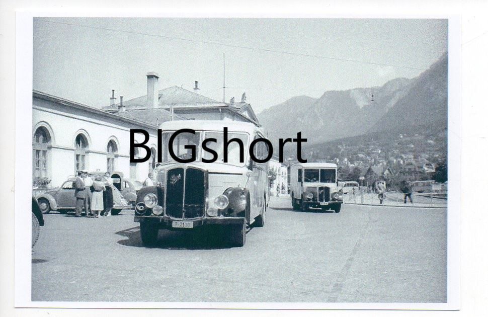 St Moritz Bahnhof Postauto 1953 REPRO Kaufen Auf Ricardo