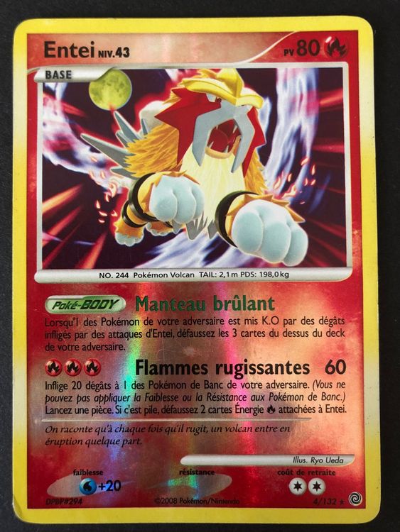 Merveilles Secr Tes Fr Entei Reverse Carte Pokemon Kaufen Auf