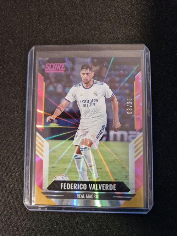 Panini Score 21 22 Federico Valverde 25 Real Madrid Kaufen Auf