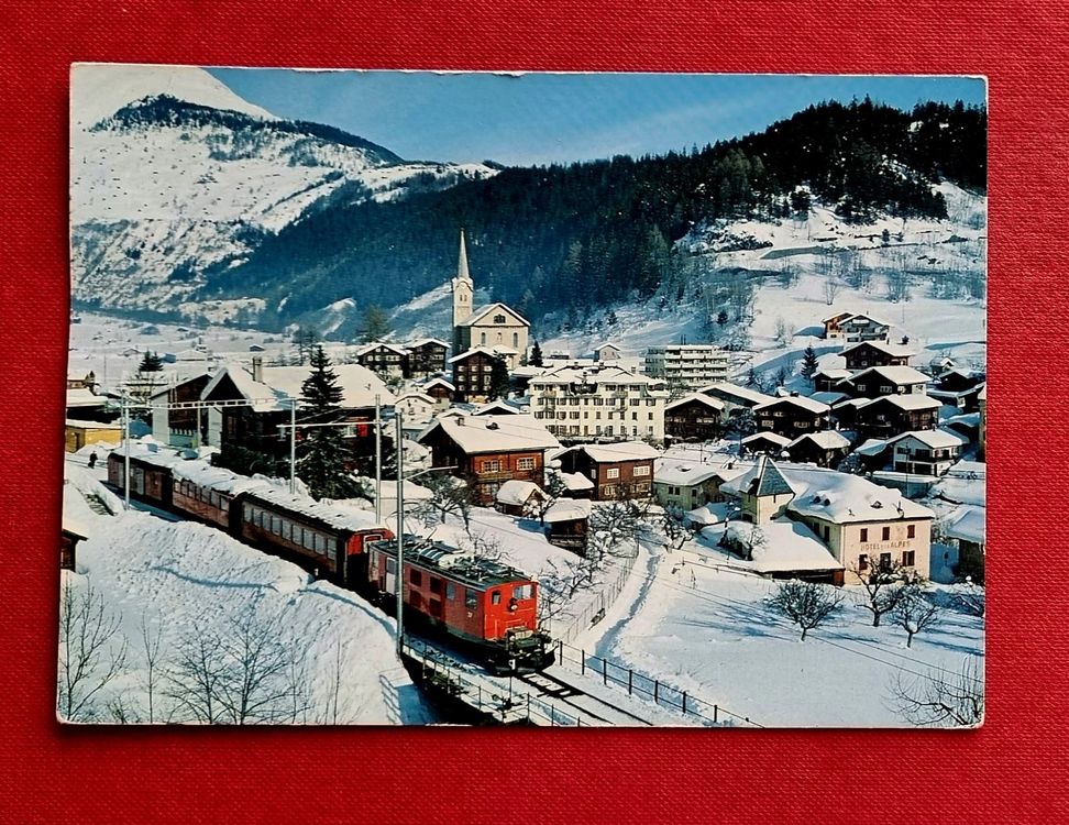 Fiesch Furka Oberalp Bahn FO Abfahrt Vom Bahnhof Kaufen Auf Ricardo