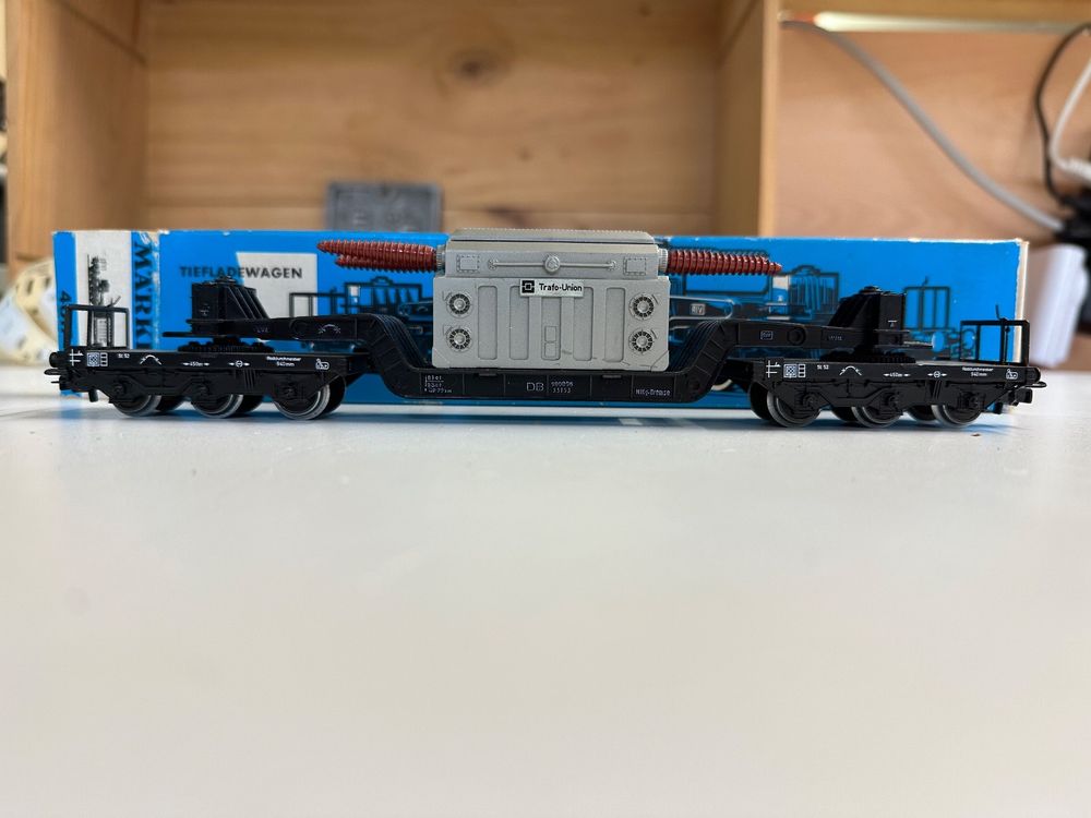 M Rklin Db Tiefladewagen Trafo Union Kaufen Auf Ricardo