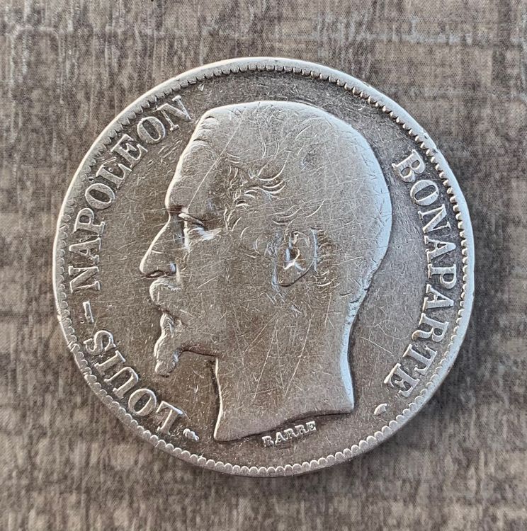 5 Francs Louis Napoléon Bonaparte 1852 A Kaufen auf Ricardo