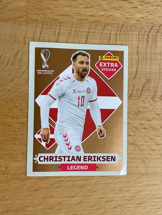 Panini Wm Katar Extra Sticker Christian Eriksen Kaufen Auf Ricardo