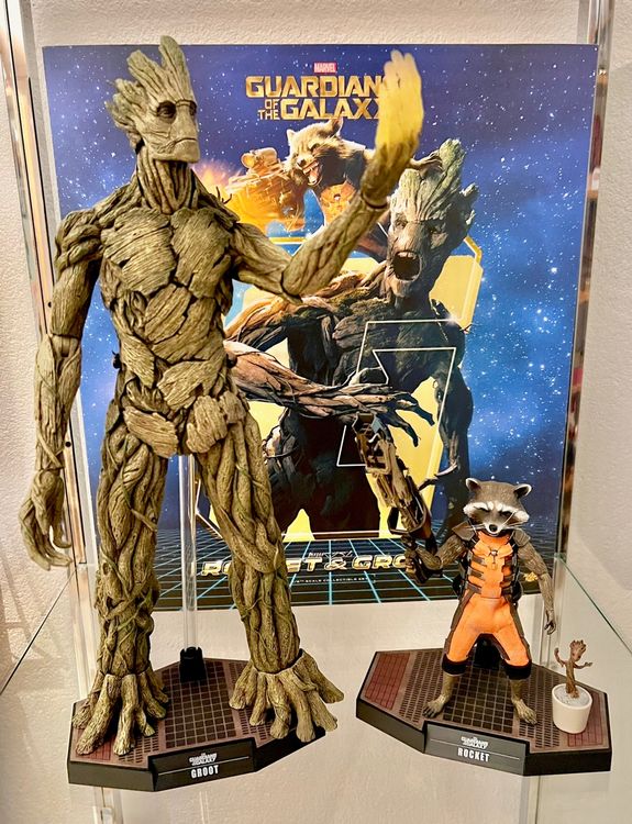 Hot Toys Mms Rocket Groot Guardians Of The Galaxy Kaufen