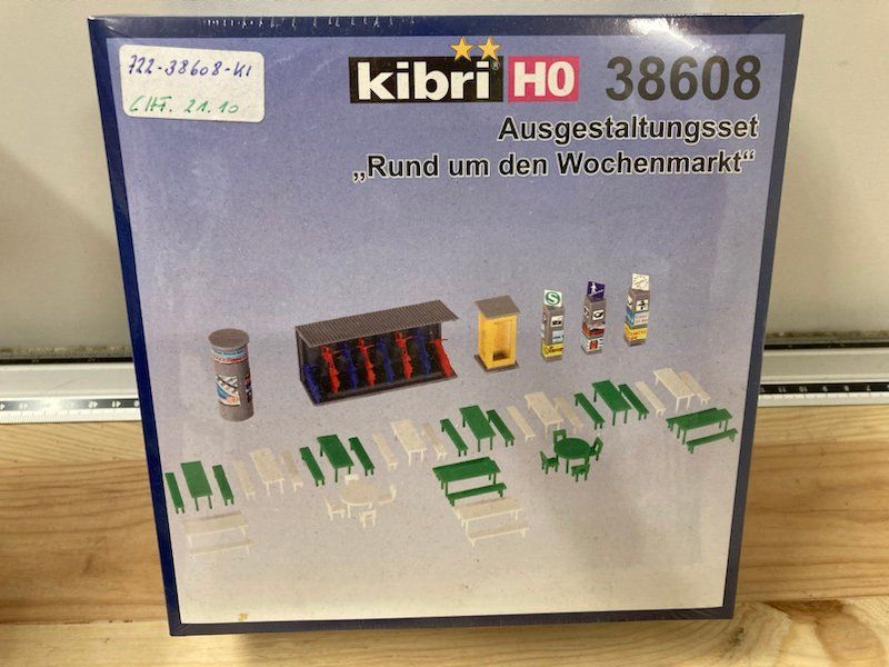 Kibri H0 38608 Ausgestaltungsset Rund Um Den Wochenmarkt Kaufen Auf