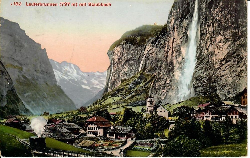 Karten Von Lauterbrunnen Mit Staubbach Kaufen Auf Ricardo