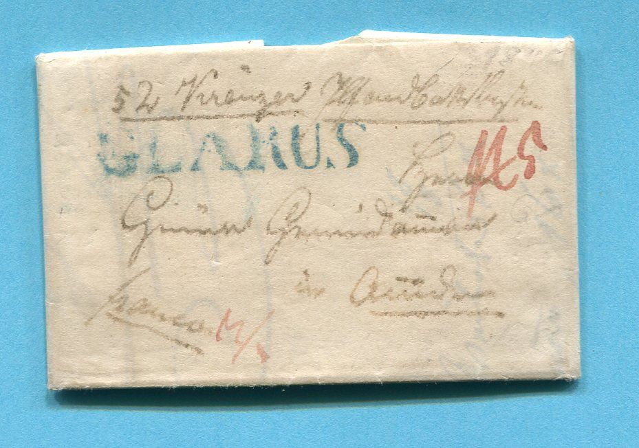 Faltbrief Von Glarus Nach Amden 1846 Kaufen Auf Ricardo