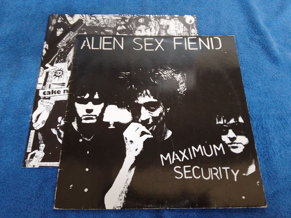 ALIEN SEX FIEND Maximum Security 12 FIRST PRESS 1985 OIS Gebraucht