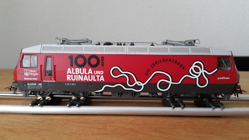 Ge 4 4 III Nr 642 RhB Jubiläumslok 100 Jahre Albula Bemo Kaufen