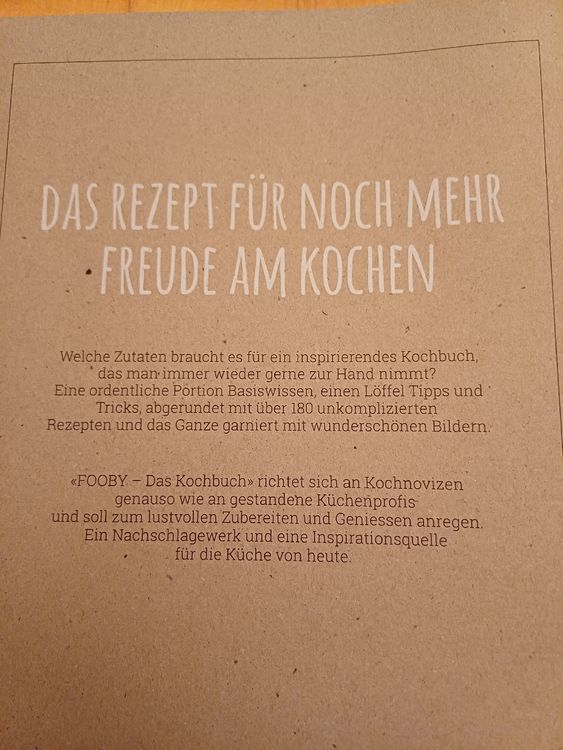 Fooby Kochbücher Rezeptkartei Kaufen auf Ricardo