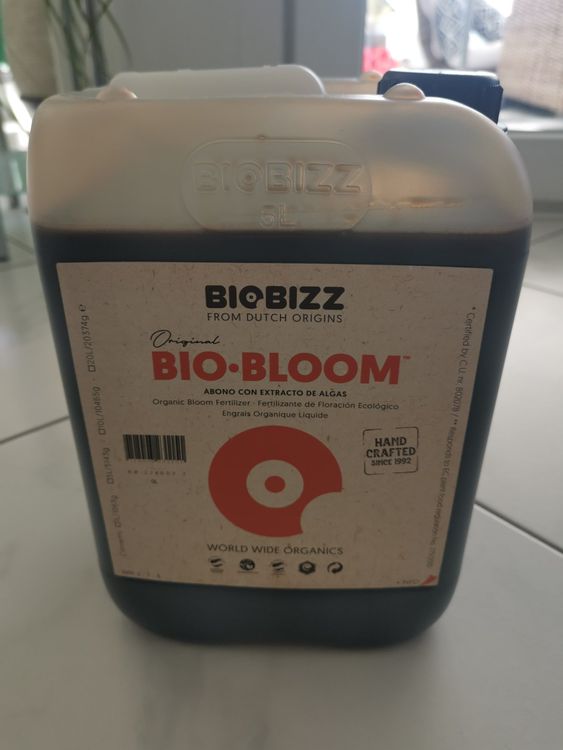 Biobizz Bio Bloom 5l Pflanzendünger Grow Kaufen auf Ricardo