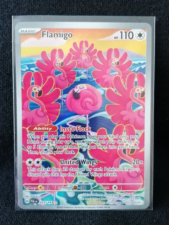 Flamigo Art Rare Palen Paldea Evolved Pokemon Karte Kaufen