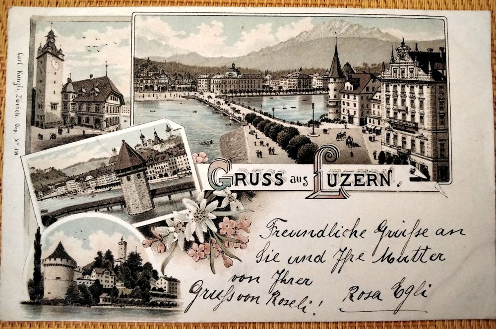 Gruss Aus Luzern 1899 Kaufen Auf Ricardo