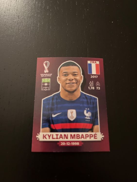 Panini WM 2022 Kylian Mbappé Kaufen auf Ricardo