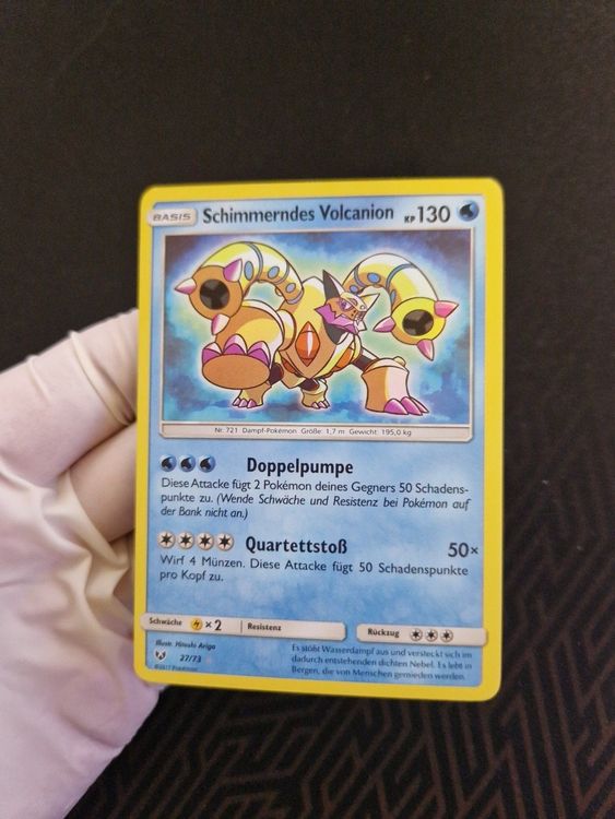 Schimmerndes Volcanion Pokemon Karte Kaufen Auf Ricardo