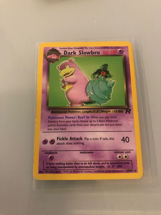 Dark Slowbro 29 82 Team Rocket Kaufen Auf Ricardo