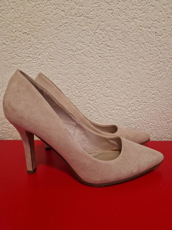 Pumps Kunstwildleder Blassrosa Nude Beige Gr 38 Kaufen Auf Ricardo