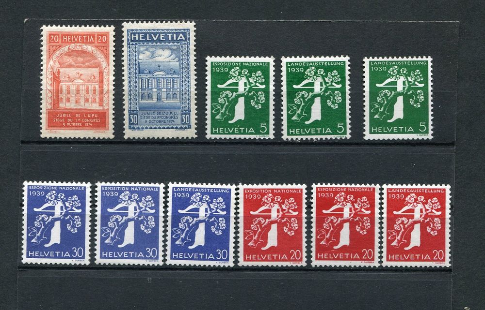 Lots Timbre Suisse 1939 X 9 167 168 Neuf Voir Photos Kaufen Auf