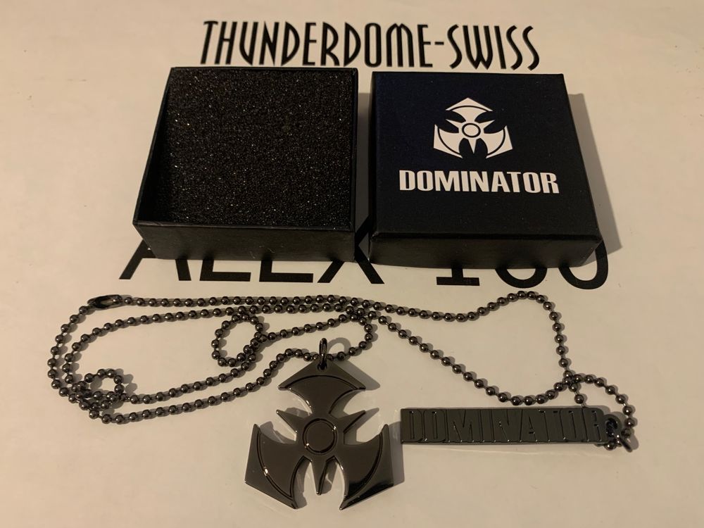 Dominator Necklace New Black Edition Thunderdome Hardcore Kaufen Auf