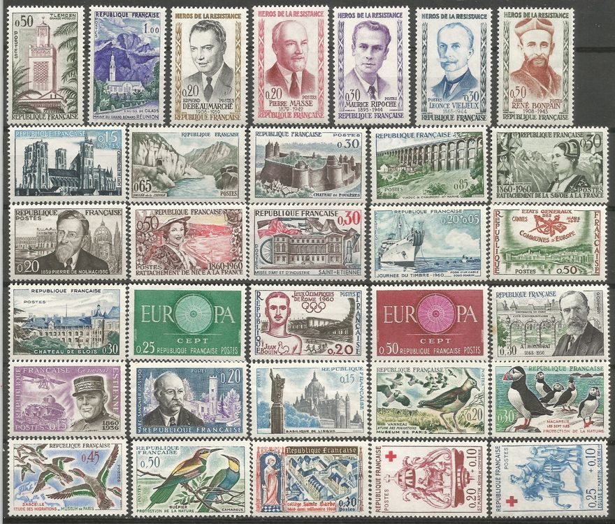 32 Timbres De 1960 France Neufs Kaufen Auf Ricardo