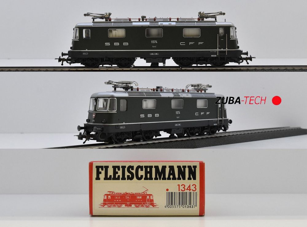 Fleischmann 1343 E Lok Re 4 4II SBB H0 WS Analog Mit OVP Kaufen Auf