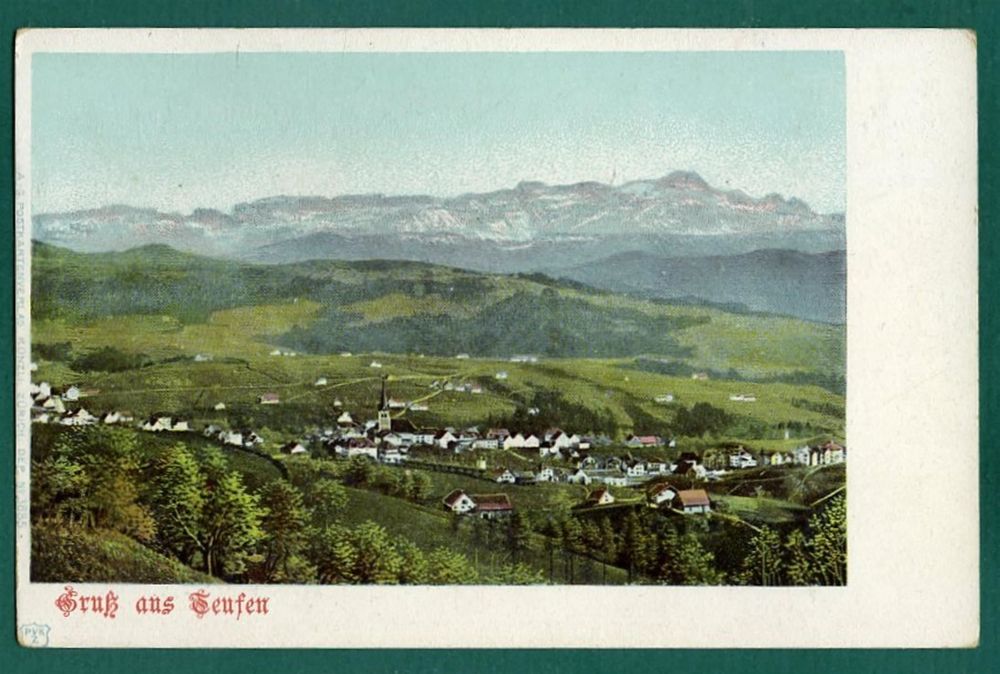 Gruss Aus Teufen Um 1900 Kaufen Auf Ricardo