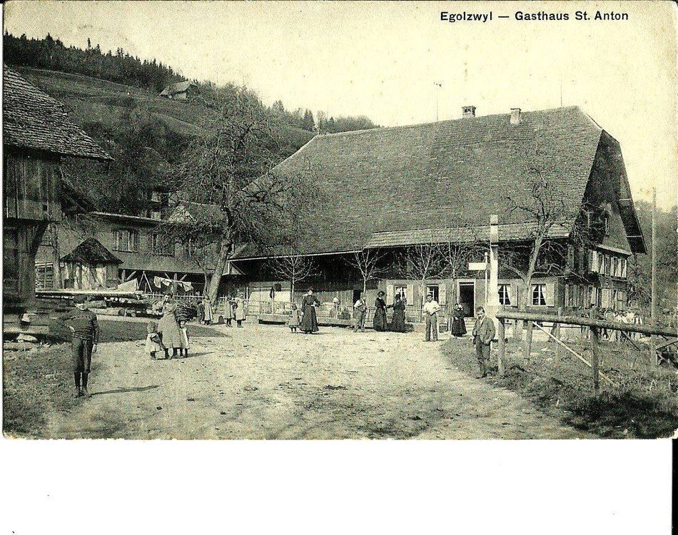 AK EGOLZWIL 1912 GASTHAUS ST ANTON Kaufen Auf Ricardo