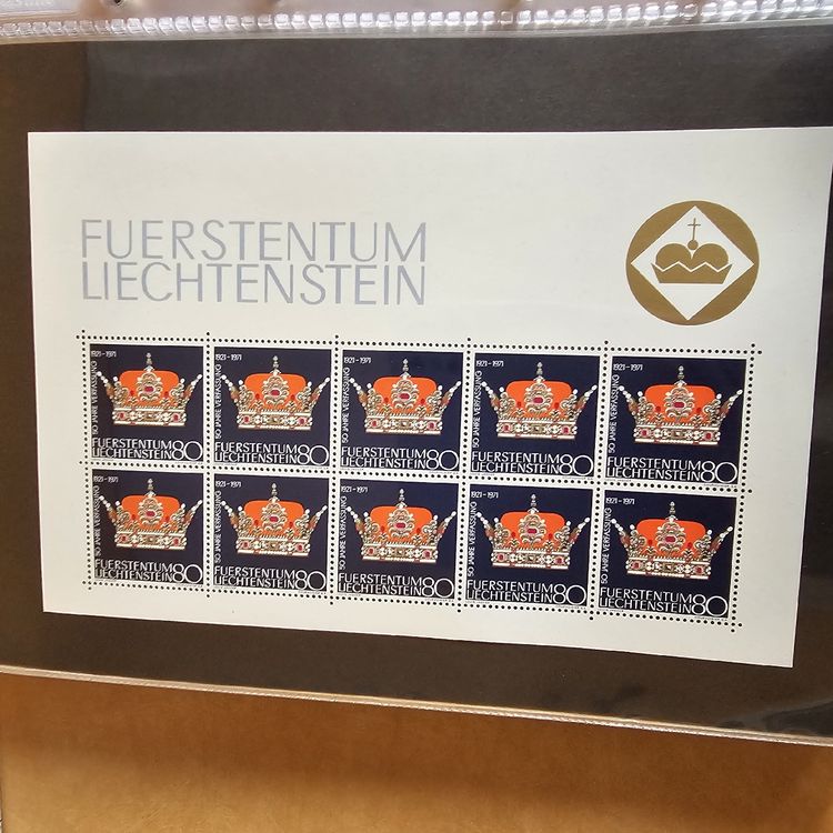 FÜRSTENTUM LIECHTENSTEIN 1971 GEST KL BOGEN Kaufen auf Ricardo