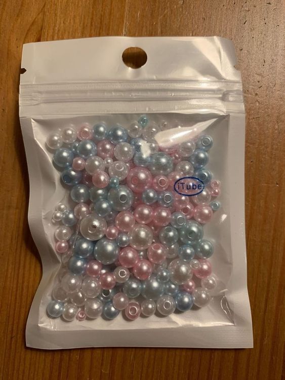 Perlen Bastelperlen Mix Pastell Ca 13g 150 Stk NEU Kaufen Auf