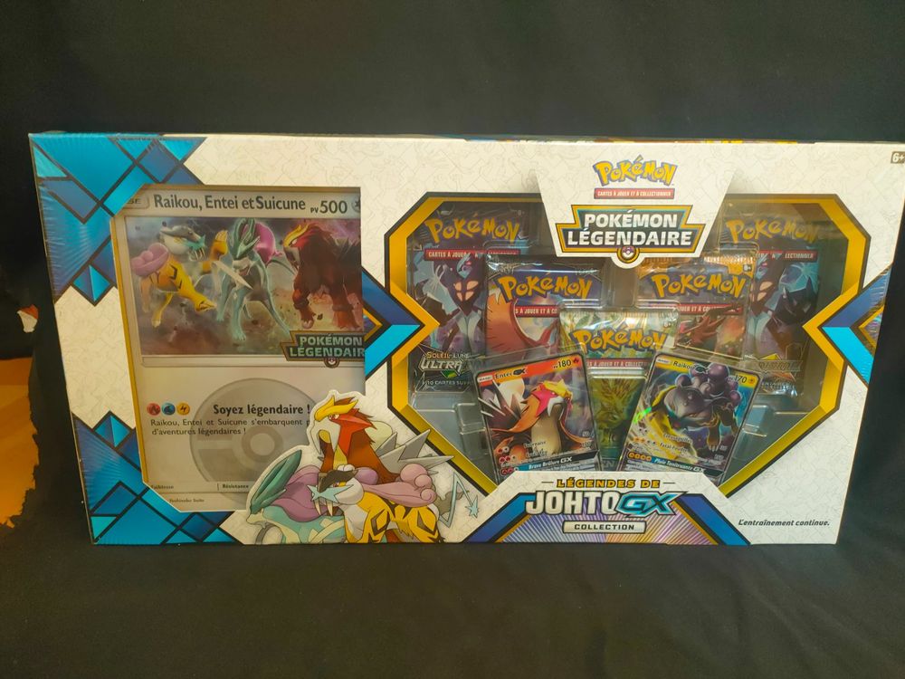 Coffret Pokemon Legendes Johto Gx Français Fr carte booster Kaufen