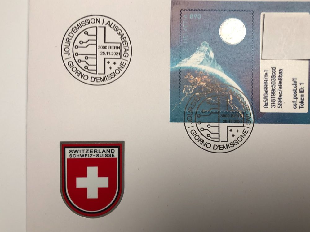 Swiss Crypto Stamp Sonderumschlag ID 1 Kaufen Auf Ricardo