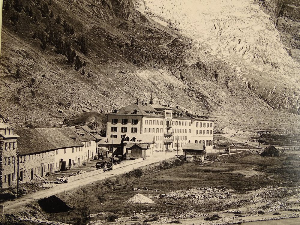 Rhone Gletscher Hotel Belvedere Alte Photoglob Fotografie Kaufen Auf