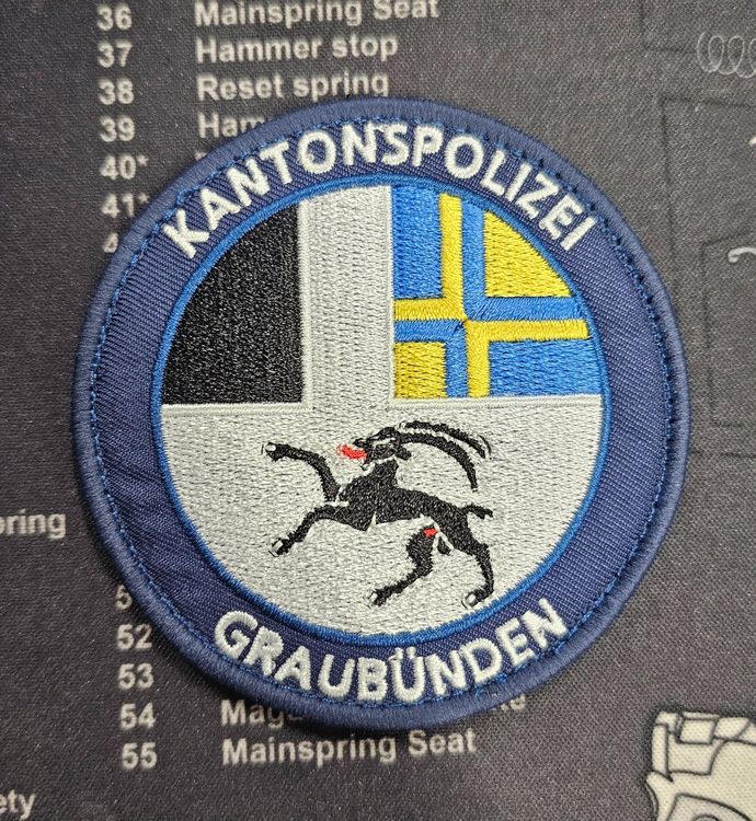 Patch Polizei Kantonspolizei Graubünden Kaufen auf Ricardo