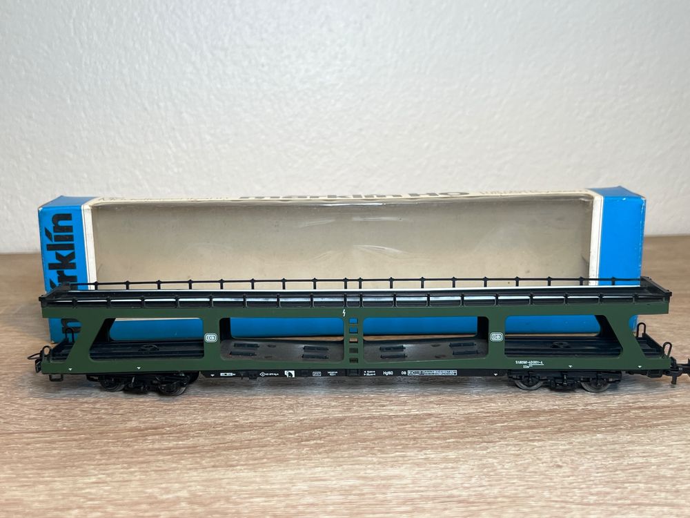 Märklin 4074 Autotransportwagen DB H0 OVP 2 Kaufen auf Ricardo