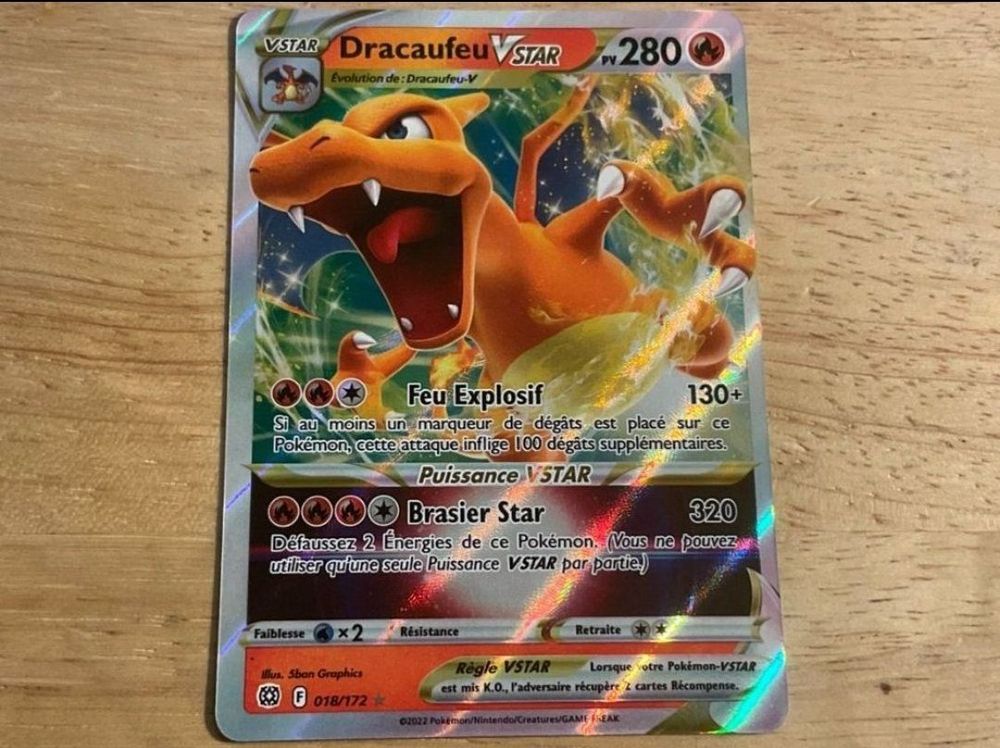 Dracaufeu Vstar Carte Pokemon Stars Tincelantes Fr Kaufen