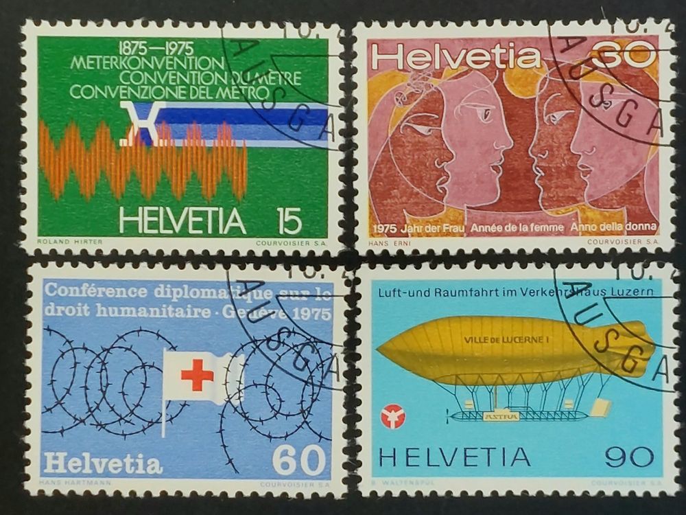 1975 Werbemarken 561 564 ʘ ET Stempel gummiert Kaufen auf Ricardo