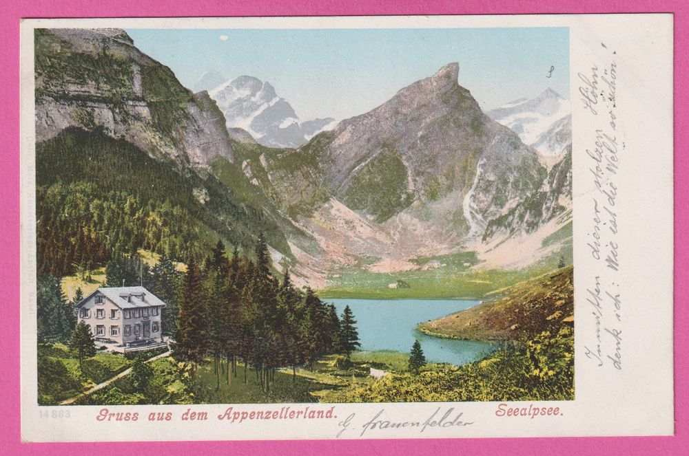 Seealpsee Gel 1902 Gruss Aus Dem Appenzellerland Kaufen Auf Ricardo