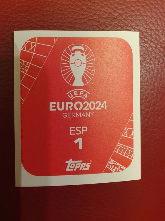 Topps Euro 2024 Sticker Wappen ESP 1 SPAIN GOLD Kaufen Auf Ricardo