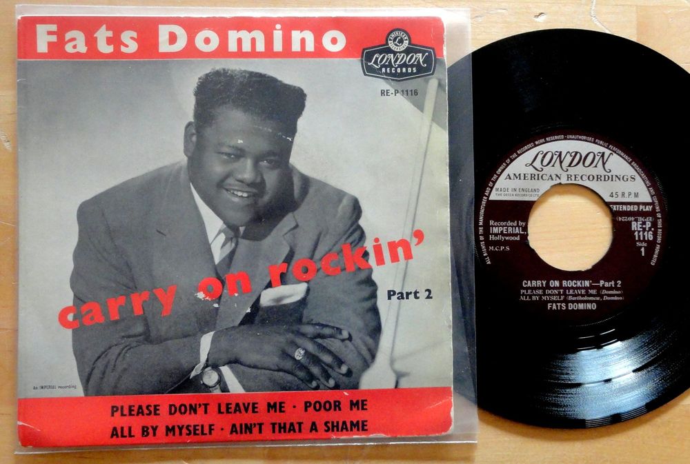 EP SI FATS DOMINO Carry On Rockin LONDON UK 1958 Kaufen Auf Ricardo