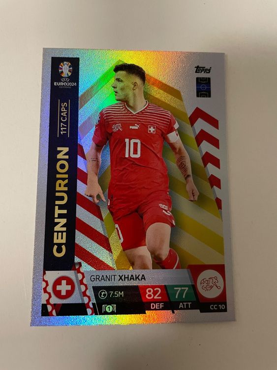 Topps Match Attax Euro 2024 Switzerland CC 10 Xhaka Kaufen Auf Ricardo