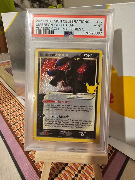 Umbreon Nachtara Gold Star Celebrations Th Psa Kaufen Auf Ricardo