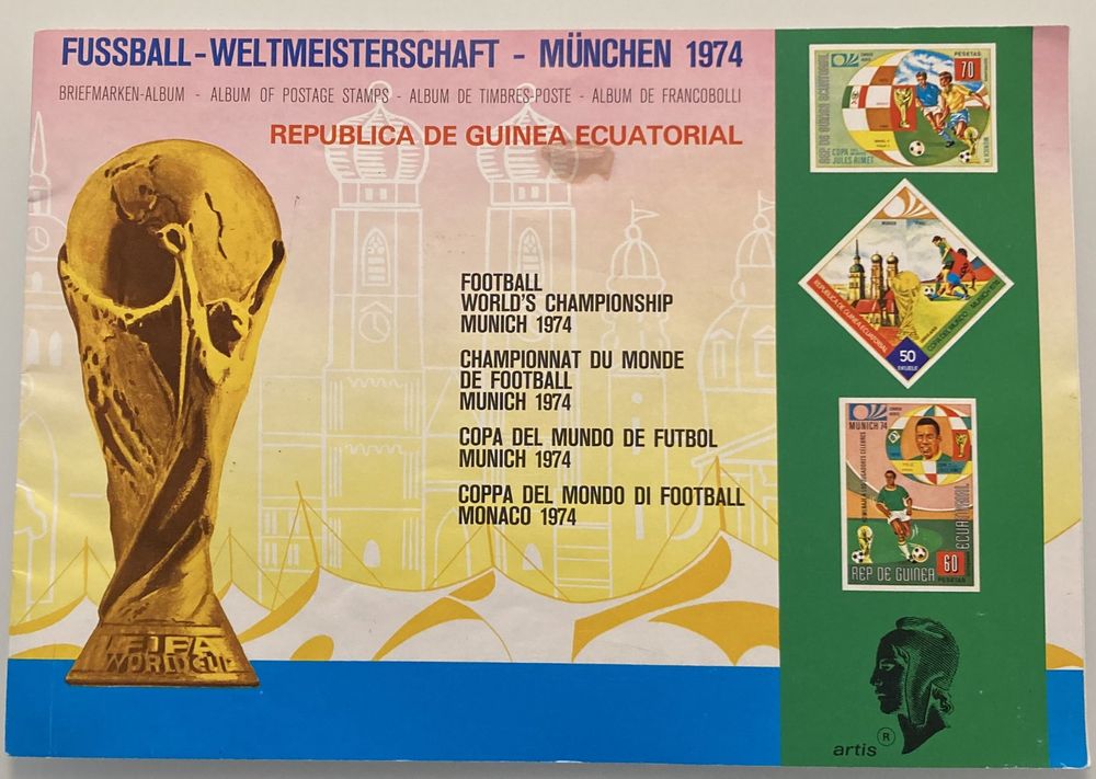 Fussball WM München 1974 Briefmarken Album Kaufen auf Ricardo