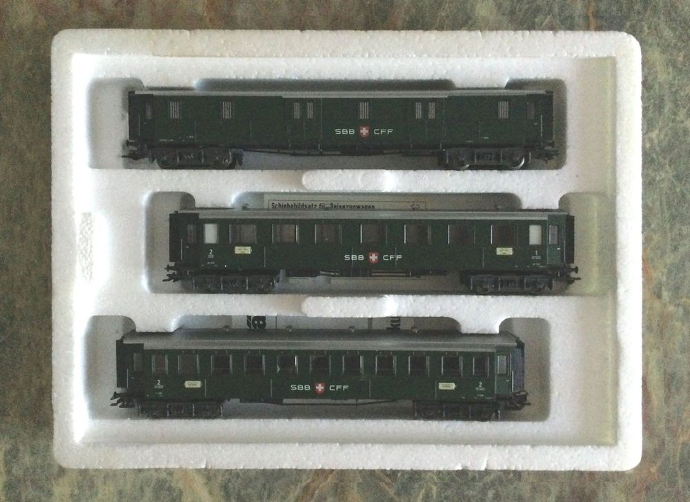 H0 Märklin 42383 Oldtimer Wagen Set SBB Kaufen auf Ricardo