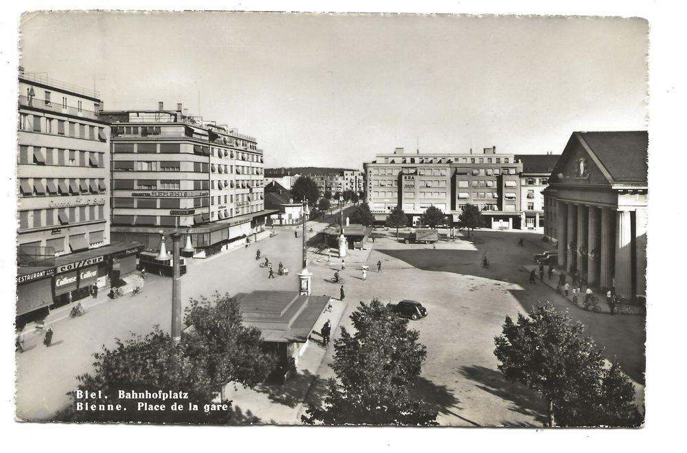 Biel Bienne Be Bahnhofplatz Place De La Gare Kaufen Auf