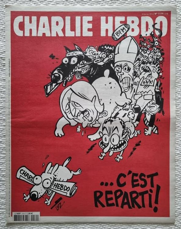 Revue satirique CHARLIE HEBDO n 1179 du 25 février 2015 Kaufen auf