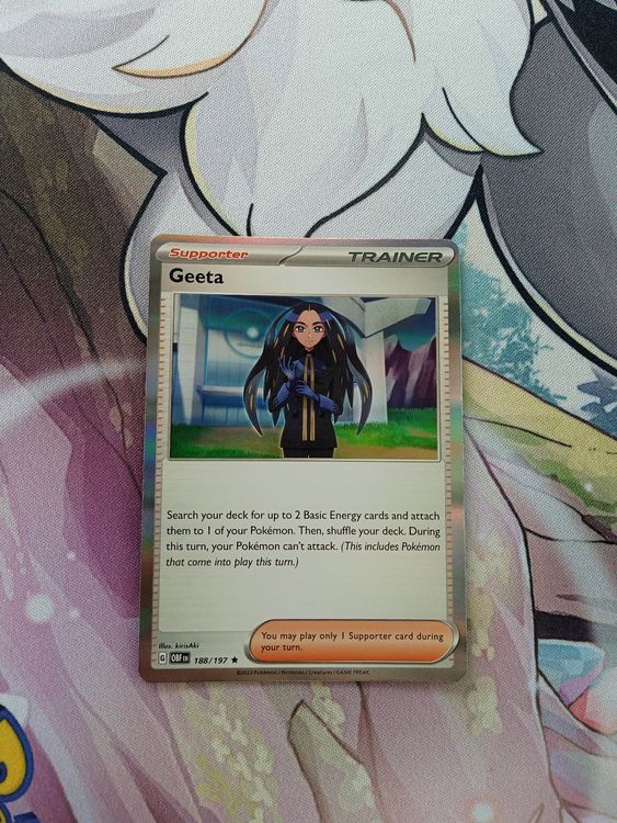 Geeta Sagaria Obsidian Flames Pokemon Rare Holo Kaufen Auf Ricardo