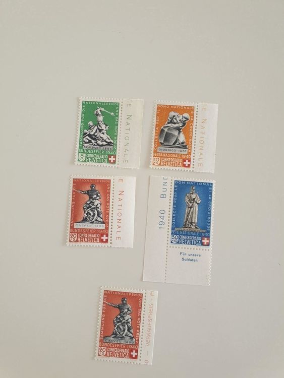 Timbres Pro Patria 1940 Kaufen Auf Ricardo