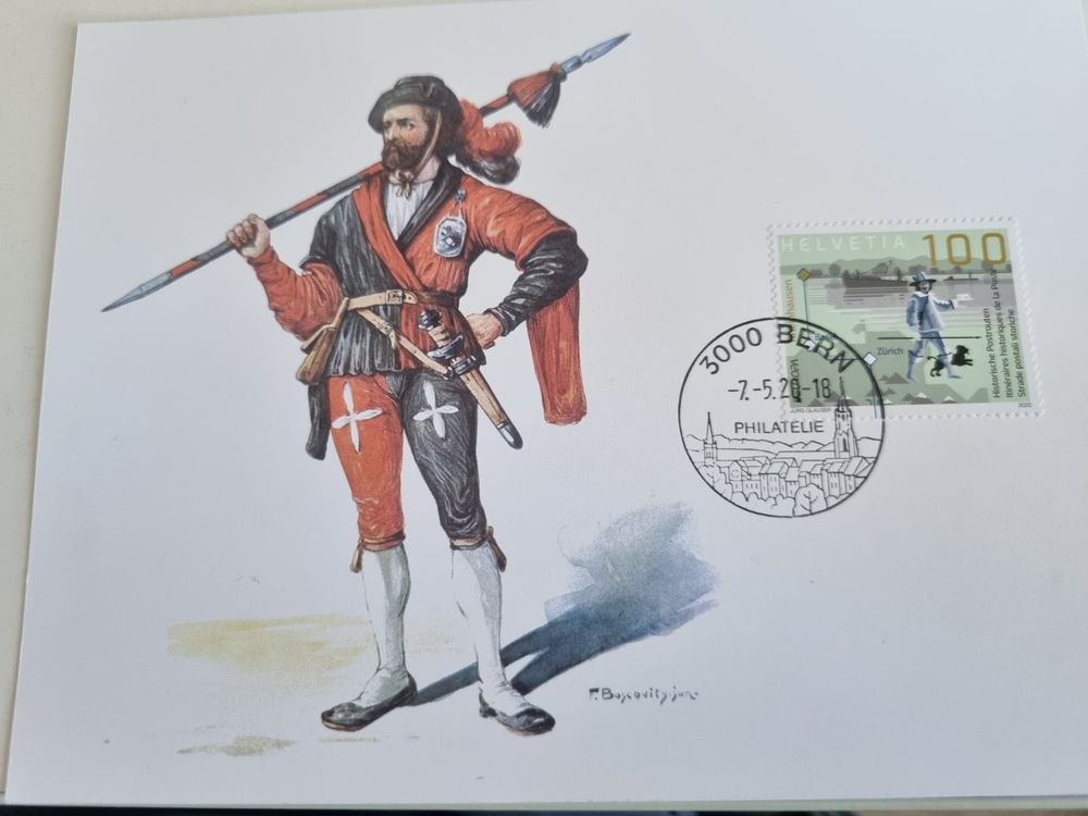 2020 FDC Karte Historische Postboten Kaufen Auf Ricardo