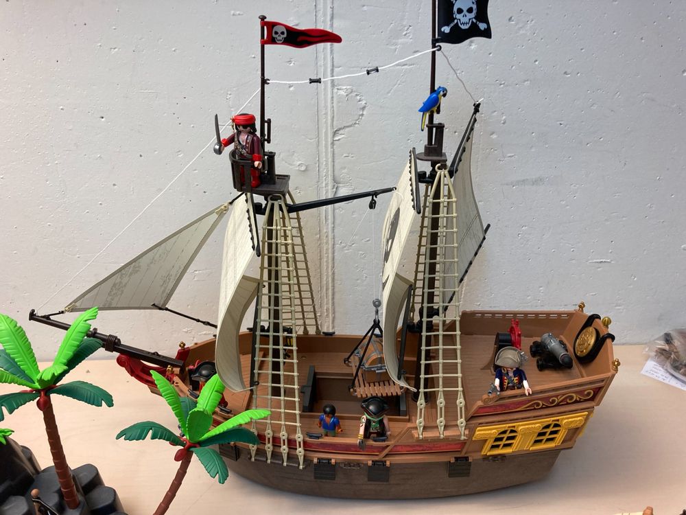 Playmobil Piratenschiff Pirateninsel Kanonensegler Viel Zub Kaufen