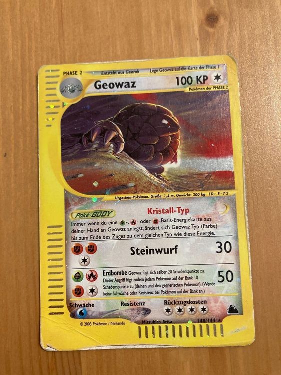 Pokemon Geowaz Crystal Type Skyridge Kaufen Auf Ricardo